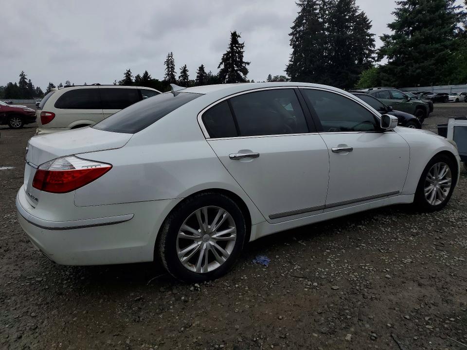 2011 Hyundai Genesis VIN KMHGC4DF8BU127761 COPART salvage auction — FRONT END, Wa - Vehicle Cert Of Ownership-Titl, sold $200 on 2026-07-17 (photo 3)