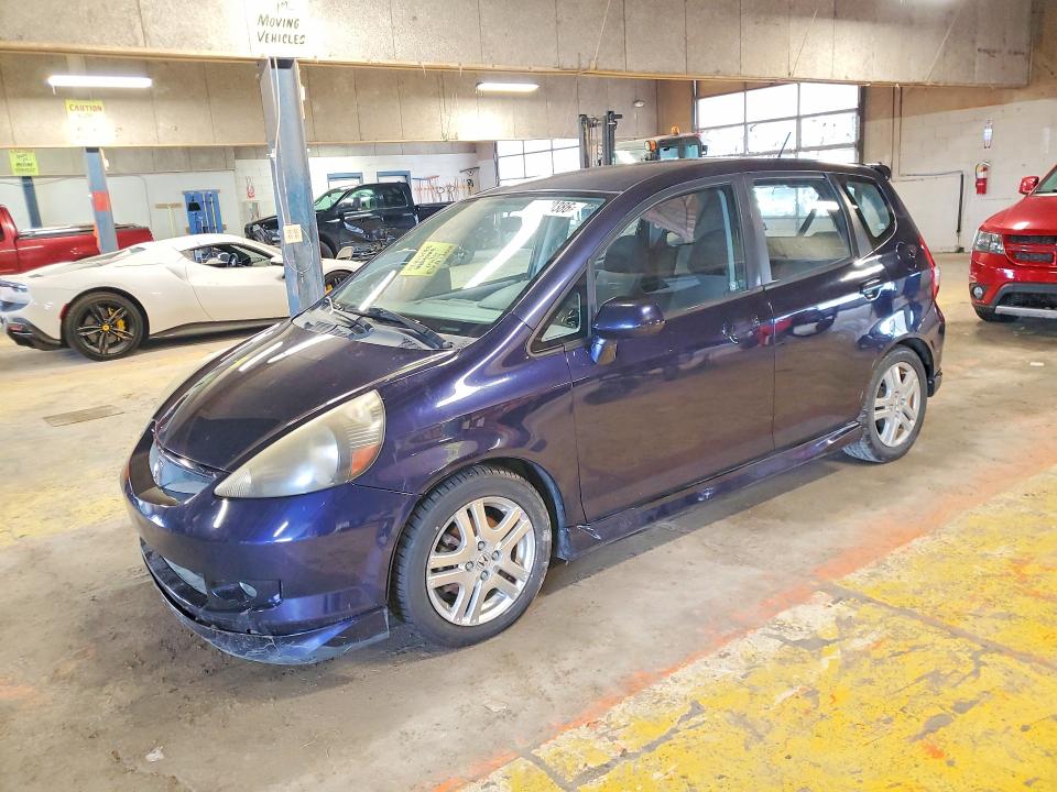 2008 Honda Fit VIN JHMGD38668S015047 COPART salvage auction — SIDE, In - Cert Of Title-Salvage Title, sold $675 on 2026-07-17 (photo 1)