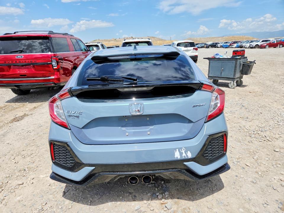 2019 Honda Civic VIN SHHFK7H48KU216041 COPART salvage auction — FRONT END, Ut - Salvage Certificate, sold $7,500 on 2026-07-10 (photo 6)