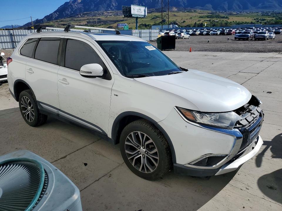 2016 Mitsubishi Outlander VIN JA4JZ4AX8GZ019814 COPART salvage auction — FRONT END, Ut - Salvage Certificate, sold $425 on 2026-08-03 (photo 4)