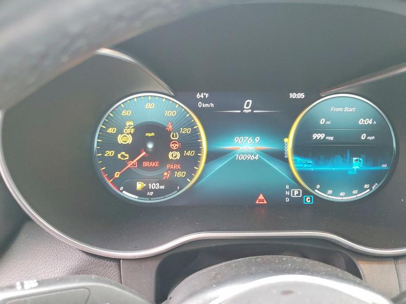 2021 Mercedes-benz VIN W1N0J8EB0MF897080 COPART salvage auction — FRONT END, Md - Cert Of Salvage > 75% Damage, sold $10,600 on 2026-07-02 (photo 9)