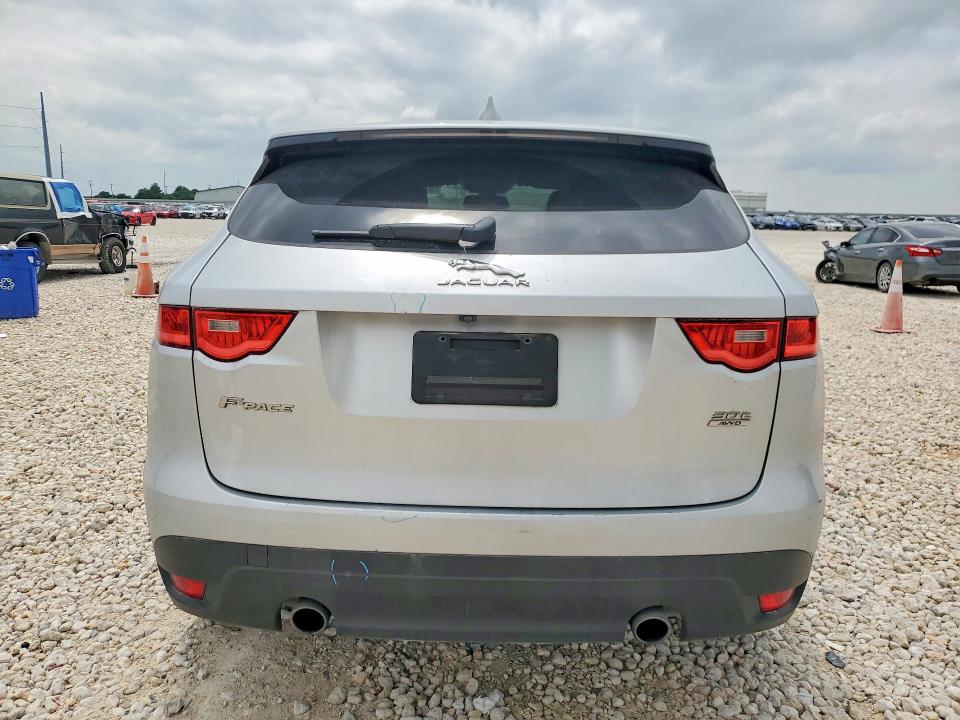 2018 Jaguar F-pace VIN SADCJ2GX2JA236903 COPART salvage auction — FRONT END, Tx - Salvage Vehicle Title, sold $2,550 on 2026-07-16 (photo 6)