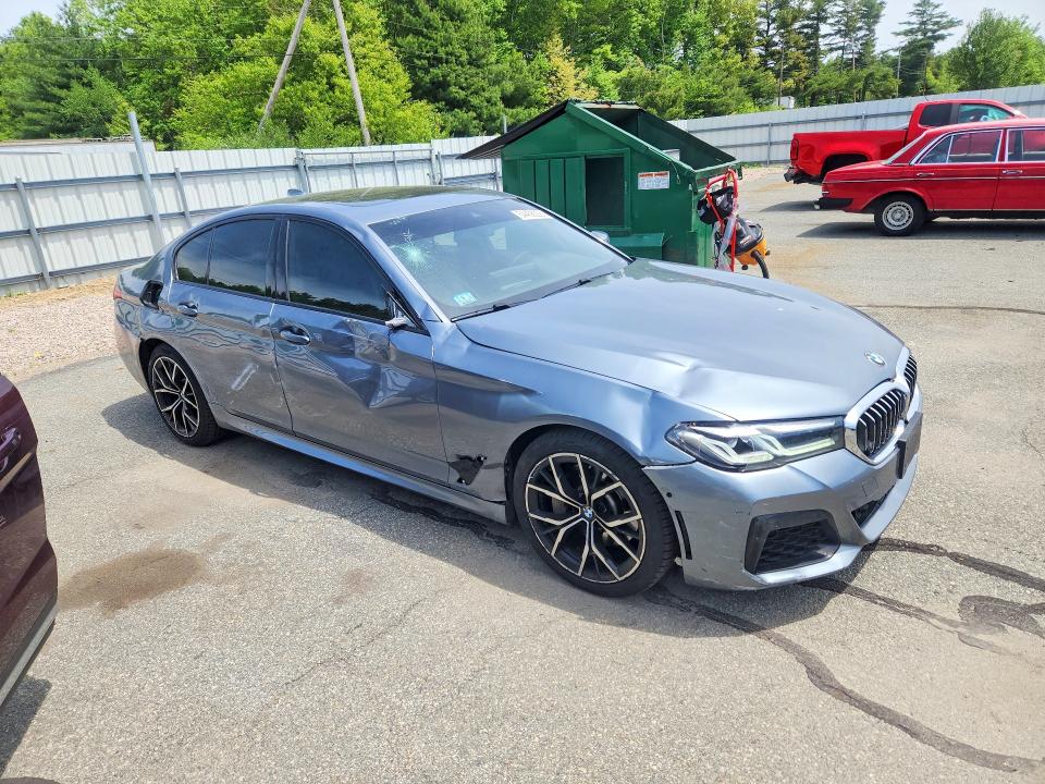 2022 BMW 5er VIN WBA13BJ09NWX40783 COPART salvage auction — FRONT END, Ma - Cert Of Title-Salvage, sold $13,200 on 2026-08-13 (photo 4)