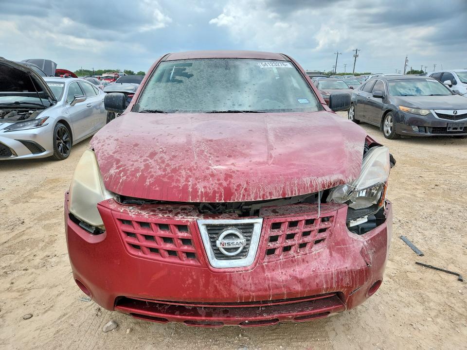 2009 Nissan Rogue sport VIN JN8AS58T49W053664 COPART salvage auction — FRONT END, Tx - Salvage Vehicle Title, sold $375 on 2026-07-30 (photo 5)
