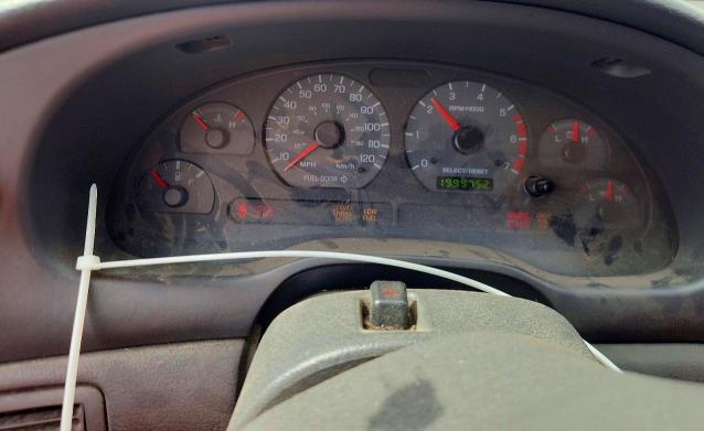 2001 Ford Mustang VIN 1FAFP40441F231858 COPART salvage auction — REAR END, Tx - Salvage Vehicle Title, sold $250 on 2026-07-02 (photo 9)