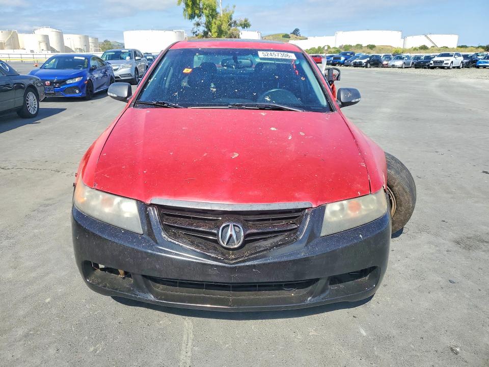 2005 Acura Tsx VIN JH4CL96885C000550 COPART salvage auction — FRONT END, Ca - Non-Repairable Vehicle Cert, sold $200 on 2026-07-08 (photo 5)