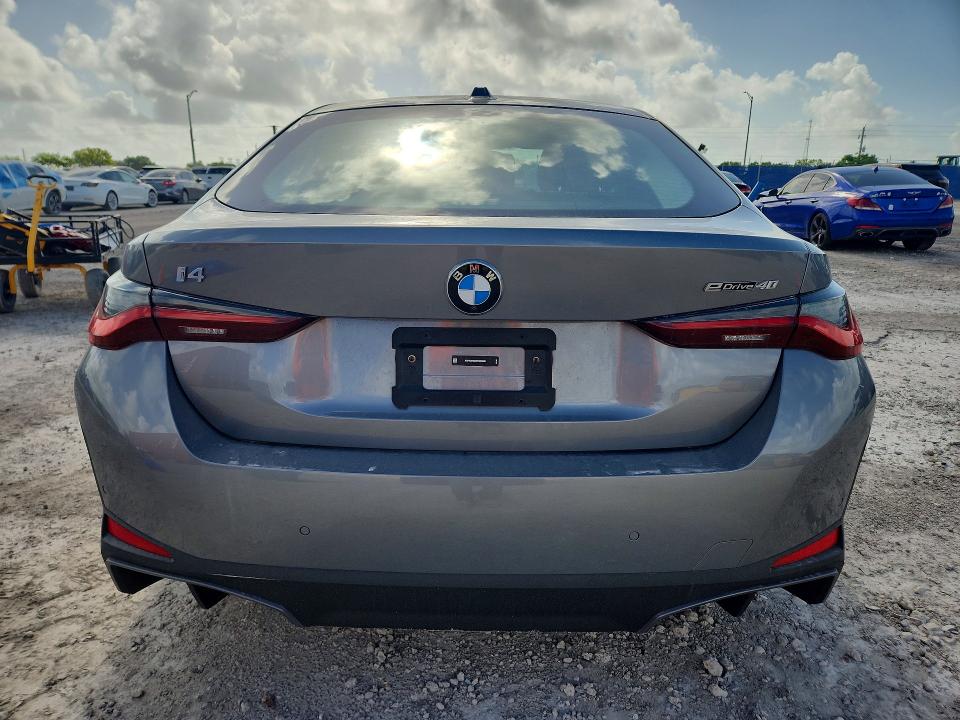 2026 BMW I4 VIN WBY63HD0XTFW33020 COPART salvage auction — FRONT END, Fl - Cert Of Title Slvg Rebuildable, sold $15 on 2026-07-29 (photo 6)