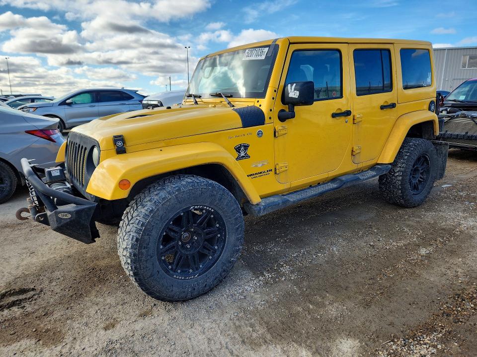 2015 Jeep Wrangler unlimited VIN 1C4BJWEG0FL552166 — COPART salvage auction photo