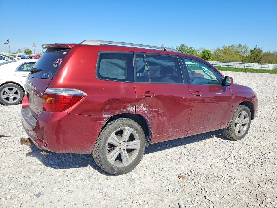 2008 Toyota Highlander VIN JTEES43A282005210 COPART salvage auction — SIDE, Id - Salvage Certificate Of Title, sold $550 on 2026-07-30 (photo 3)