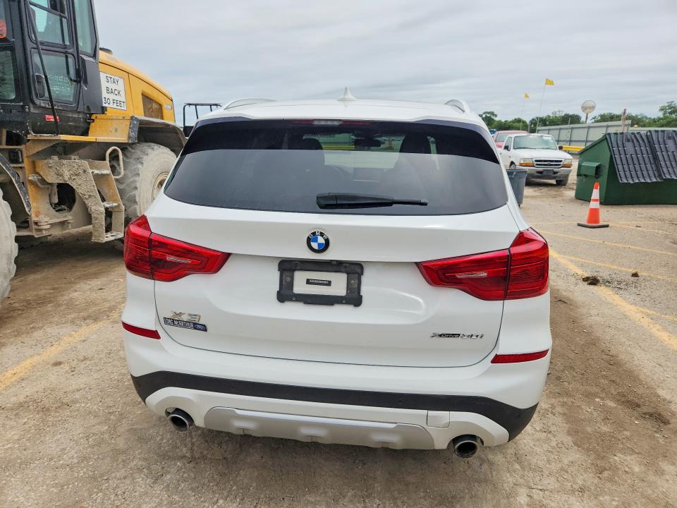 2019 BMW X3 VIN 5UXTR9C58KLD90430 COPART salvage auction — HAIL, Ks - Cert Of Title-Salvage, sold $7,900 on 2026-07-08 (photo 6)
