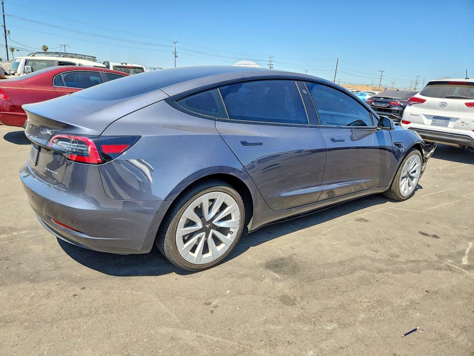 2023 Tesla Model 3 VIN 5YJ3E1EB2PF387628 COPART salvage auction — FRONT END, Ca - Salvage Certificate, sold $8,800 on 2026-07-08 (photo 3)