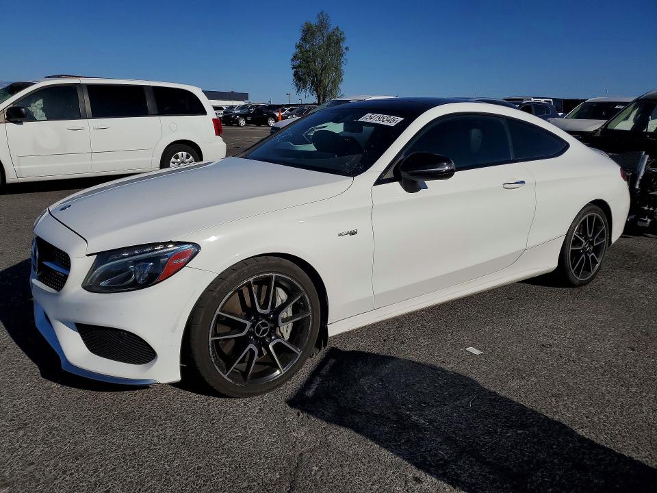 2017 Mercedes-benz C class VIN WDDWJ6EB5HF489790 COPART salvage auction — MINOR DENT/SCRATCHES, Nv - Certificate Of Title (P), sold $12,800 on 2026-07-29 (photo 1)