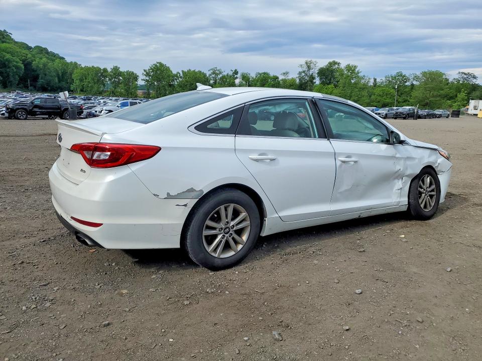 2017 Hyundai Sonata VIN 5NPE24AA7HH456526 COPART salvage auction — FRONT END, NY - MV-907A SALVAGE CERTIFICATE, sold $550 on 2026-07-02 (photo 3)