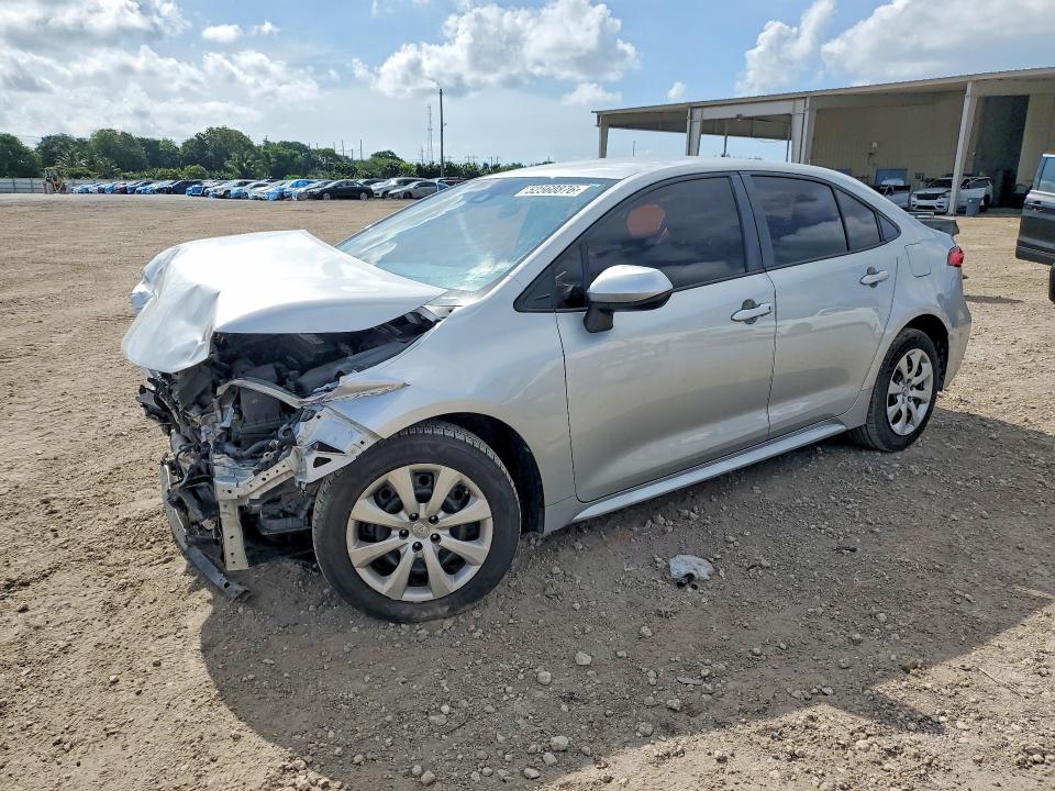 2020 Toyota Corolla VIN JTDEPRAE9LJ061202 COPART salvage auction — FRONT END, Fl - Certificate Of Destruction, sold $1,850 on 2026-07-08 (photo 1)