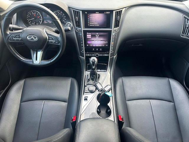 2021 Infiniti Q50 VIN JN1EV7AP1MM701174 COPART salvage auction — MINOR DENT/SCRATCHES, Fl - Certificate Of Destruction (P), sold $9,800 on 2026-07-27 (photo 8)