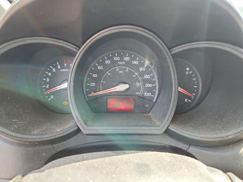 2013 Kia Rio VIN KNADM4A35D6127283 COPART salvage auction — REAR END, On - Permit Salvage, sold $425 on 2026-07-07 (photo 9)