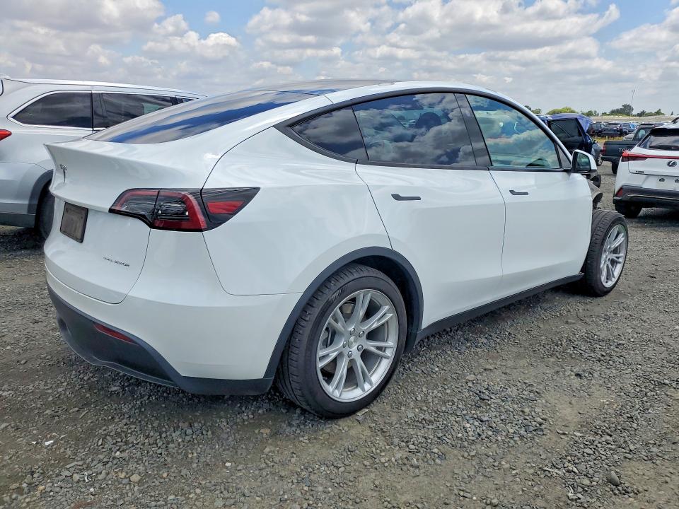 2023 Tesla VIN 7SAYGAEE2PF792918 COPART salvage auction — FRONT END, Ca - Salvage Certificate, sold $8,600 on 2026-07-07 (photo 3)
