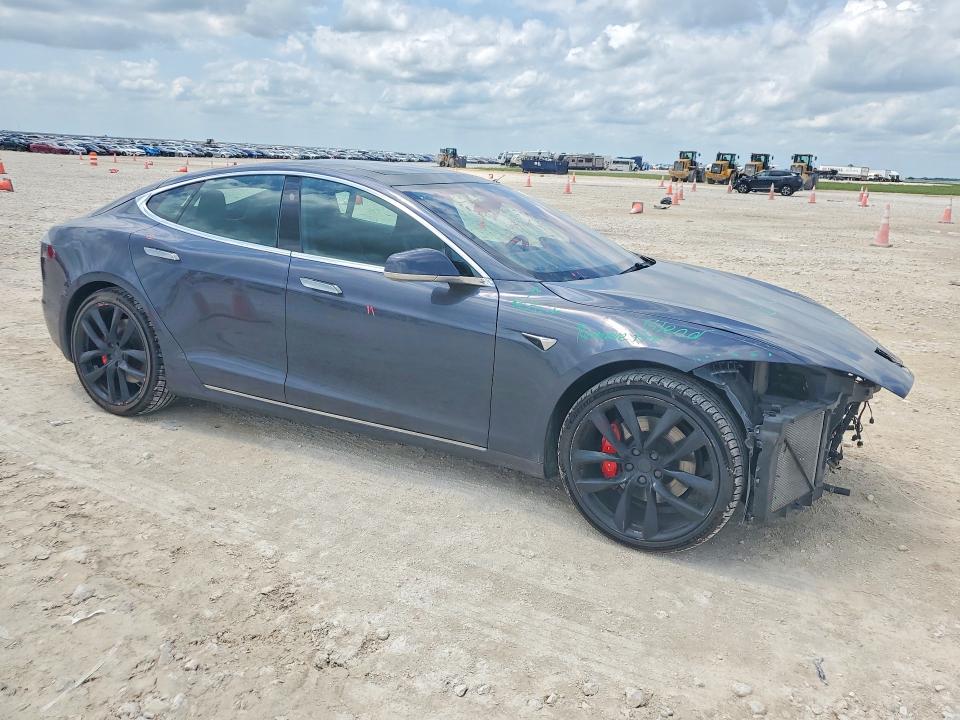 2018 Tesla VIN 5YJSA1E41JF287665 COPART salvage auction — FRONT END, Tx - Salvage Vehicle Title, sold $9,600 on 2026-07-16 (photo 4)