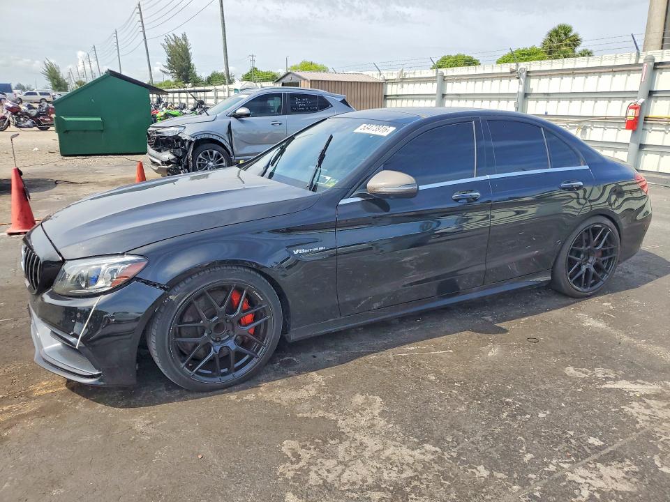2019 Mercedes-benz C-klasse VIN 55SWF8GB1KU309297 COPART salvage auction — MECHANICAL, In - Certificate Of Title (P), sold $21,600 on 2026-07-08 (photo 1)