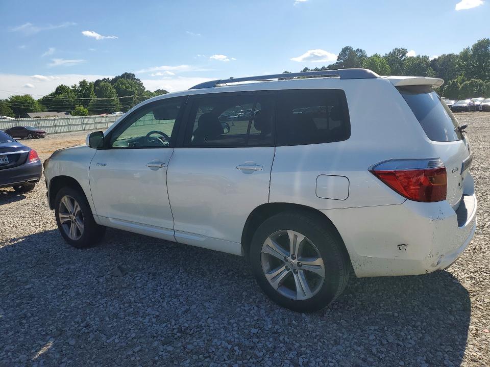 2008 Toyota Highlander VIN JTEDS43A182057262 COPART salvage auction — BURN, Ar - Cert Of Title-Salvage, sold $900 on 2026-07-08 (photo 2)