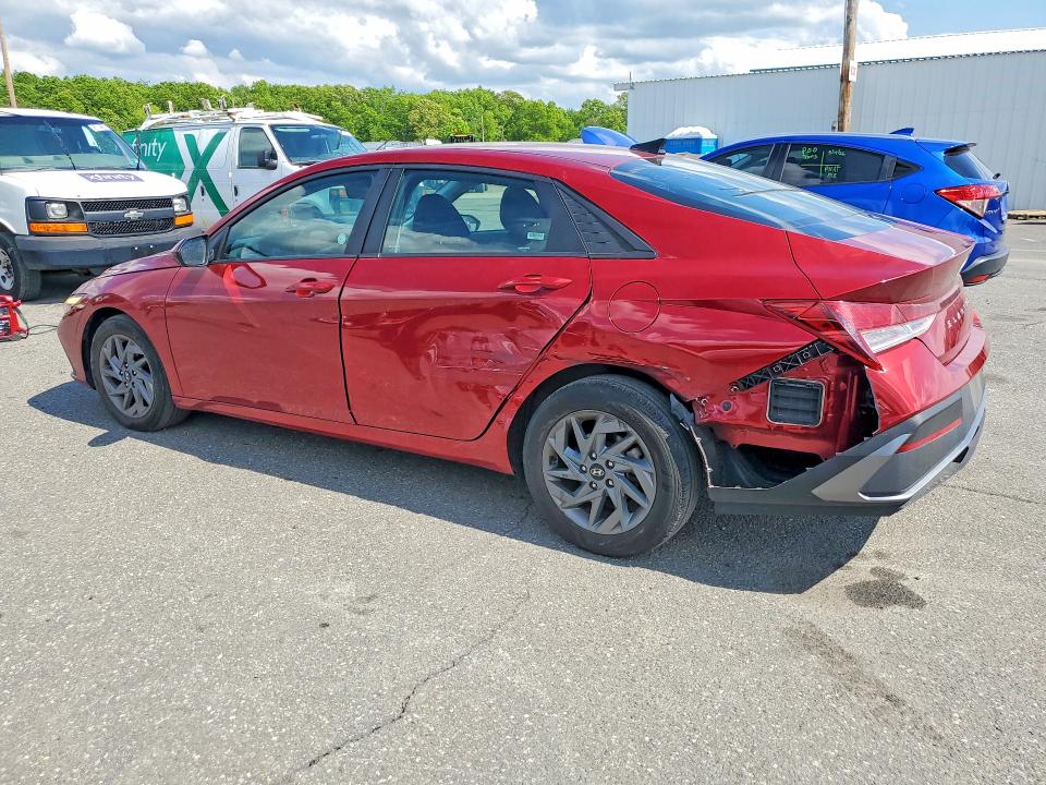 2024 Hyundai Elantra VIN KMHLM4DG7RU673580 COPART salvage auction — SIDE, Fl - Cert Of Title Slvg Rebuildable, sold $2,050 on 2026-07-27 (photo 2)