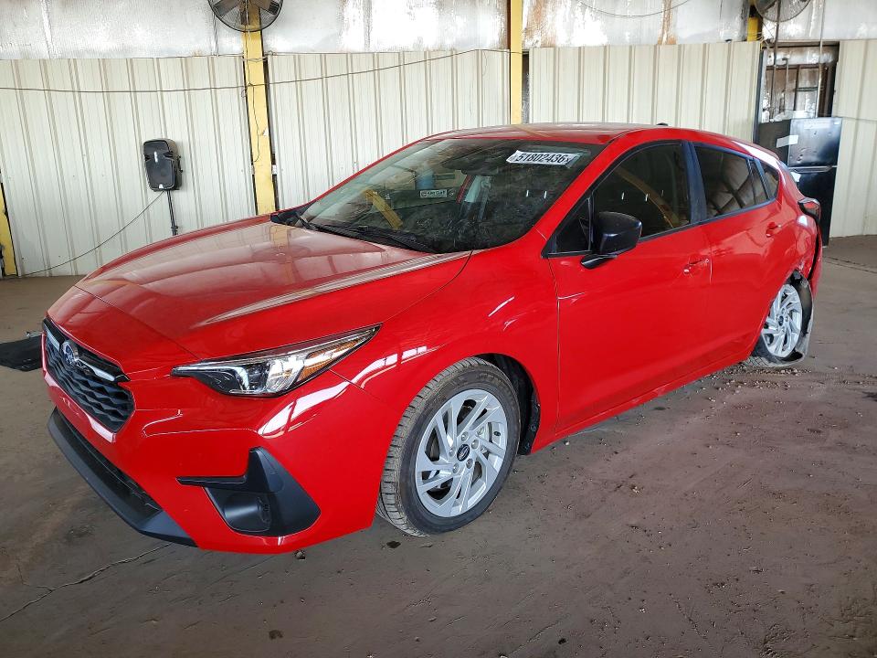 2024 Subaru Impreza VIN JF1GUABC9R8231144 COPART salvage auction — REAR END, Az - Cert Of Title - Salvage, sold $5,800 on 2026-07-27 (photo 1)