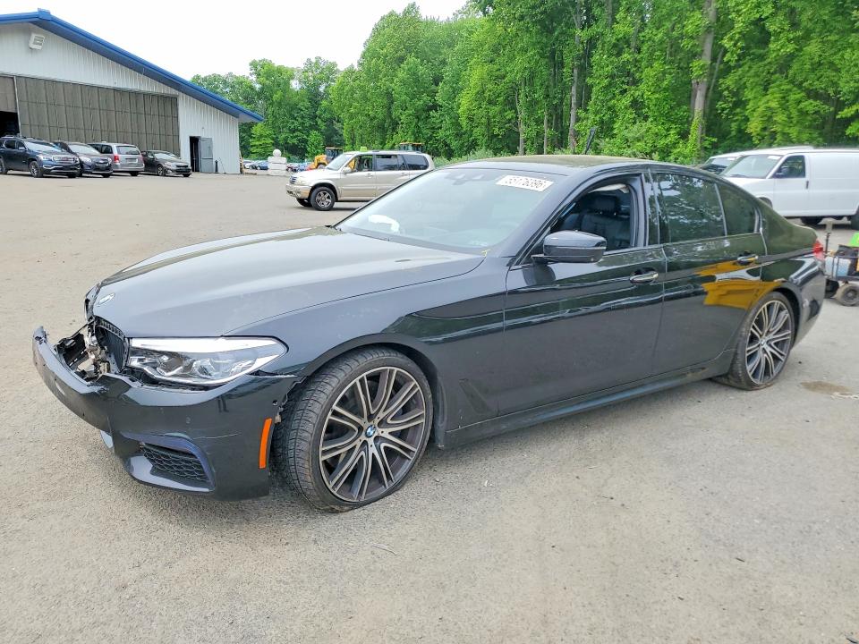2018 BMW 5er VIN WBAJE5C59JWA96560 COPART salvage auction — FRONT END, Ma - Cert Of Title-Salvage, sold $7,400 on 2026-07-07 (photo 1)