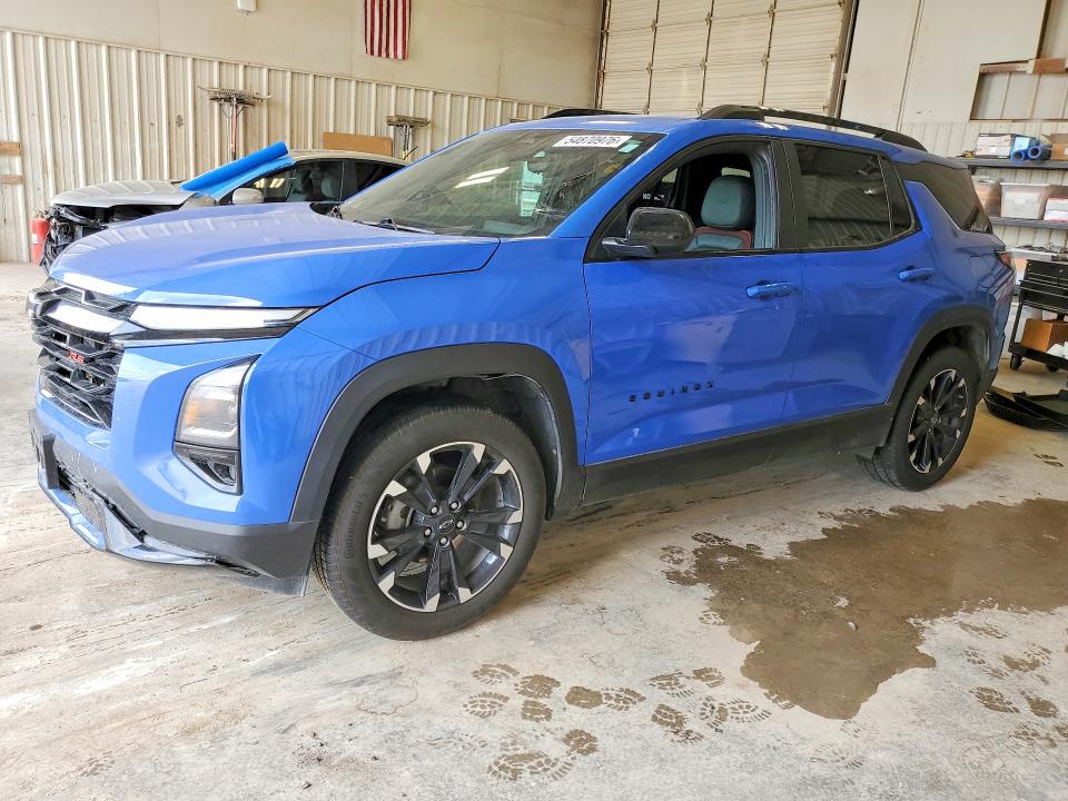 2025 Chevrolet Equinox VIN 3GNAXLEG0SL114293 COPART salvage auction — WATER/FLOOD, Tx - Salvage Title-Flood Damage, sold $9,600 on 2026-07-17 (photo 1)