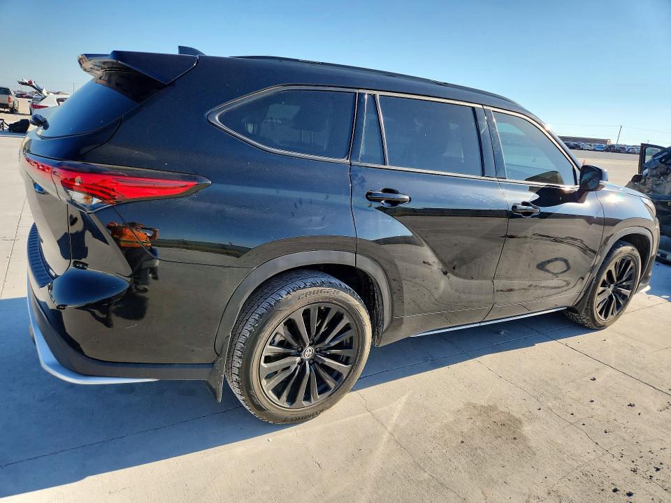 2023 Toyota Highlander VIN 5TDKDRAH0PS014705 COPART salvage auction — HAIL, Tx - Certificate Of Title, sold $300 on 2026-07-31 (photo 3)