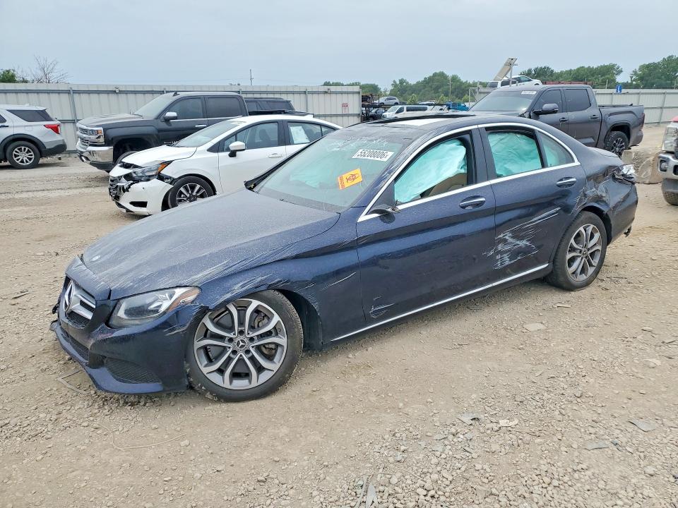 2017 Mercedes-benz C-klasse VIN 55SWF4KB8HU223915 — COPART salvage auction photo