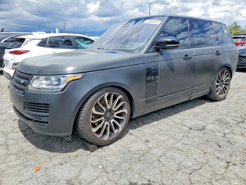 2017 Land rover RANGE ROVER VIN SALGS2FK8HA325443 COPART salvage auction — REAR END, Ca - Dis/Dlr/Exp Only Clean Title, sold $4,200 on 2026-07-20 (photo 1)