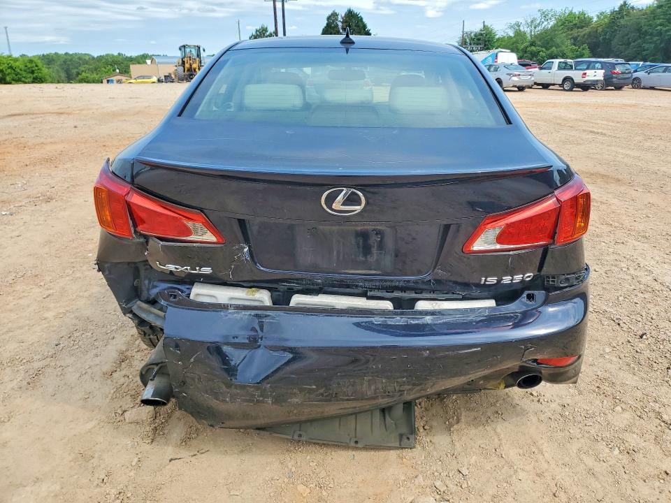2009 Lexus Is VIN JTHBK262095106499 COPART salvage auction — REAR END, Nc - Salvage Certificate Of Title, sold $375 on 2026-07-06 (photo 6)