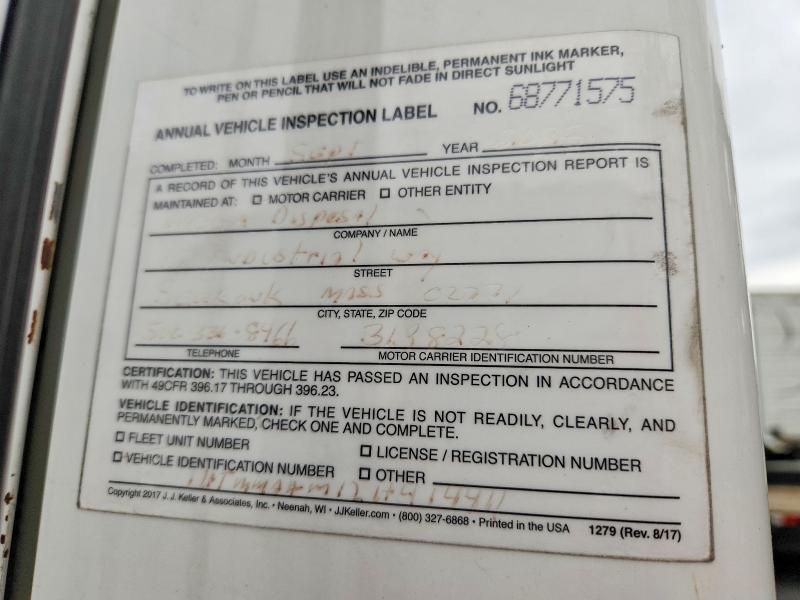2002 International 4000 series VIN 1HTMMAAM12H414411 COPART salvage auction — FRONT END, Ri - Certificate Of Title, sold $1,950 on 2026-07-08 (photo 9)