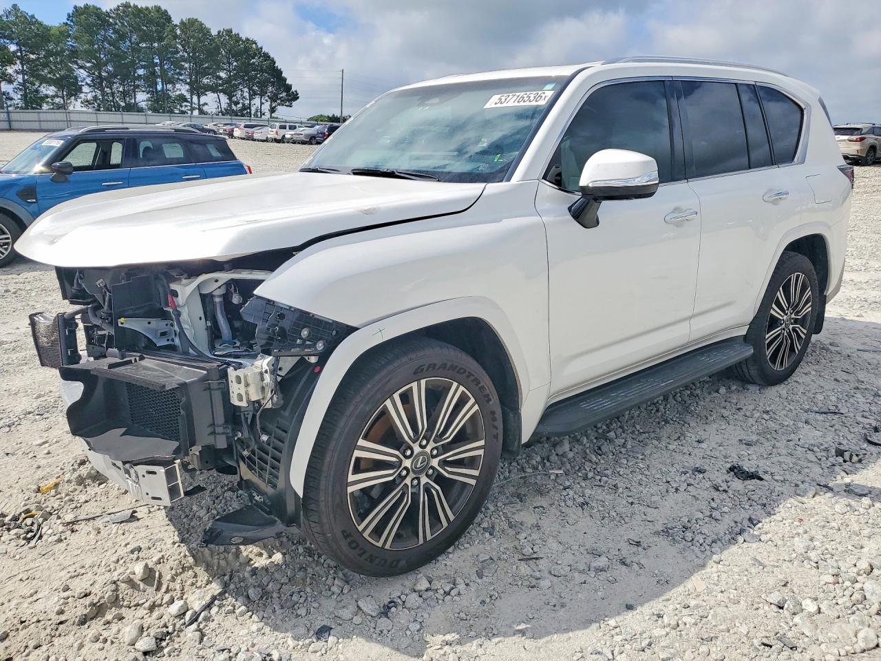 2025 Lexus LX 600 VIN JTJGB7CX2S4071218 — COPART salvage auction photo