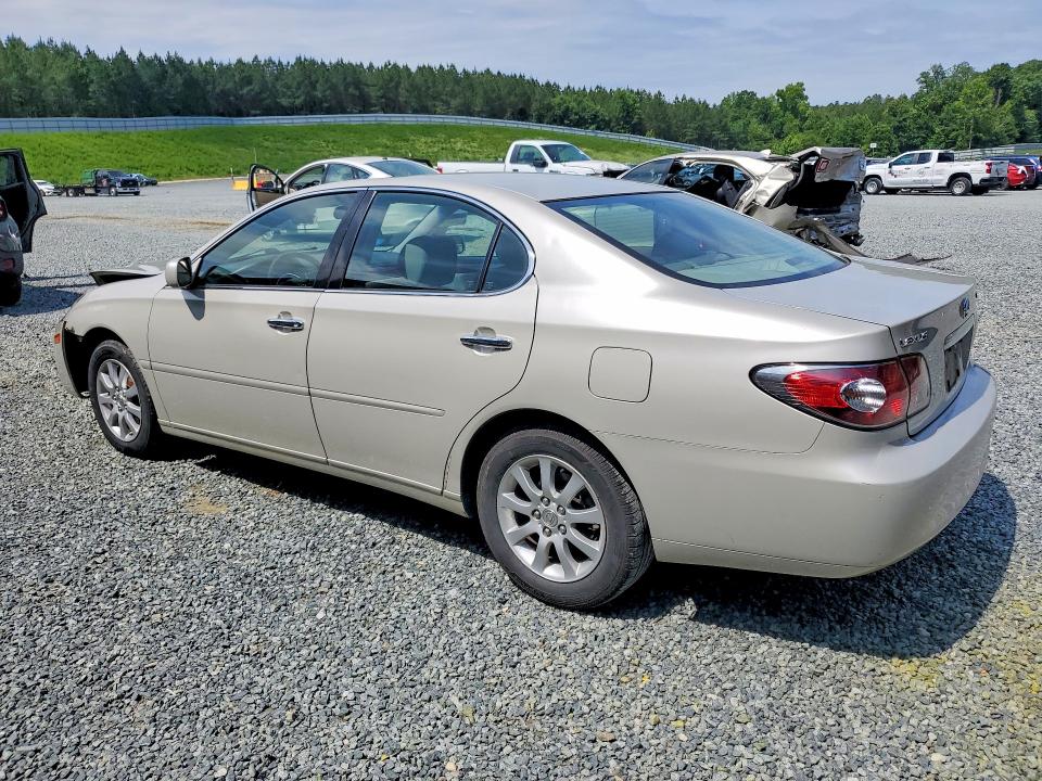2004 Lexus ES VIN JTHBA30G145047260 COPART salvage auction — FRONT END, Nc - Salvage Certificate Of Title, sold $575 on 2026-07-02 (photo 2)