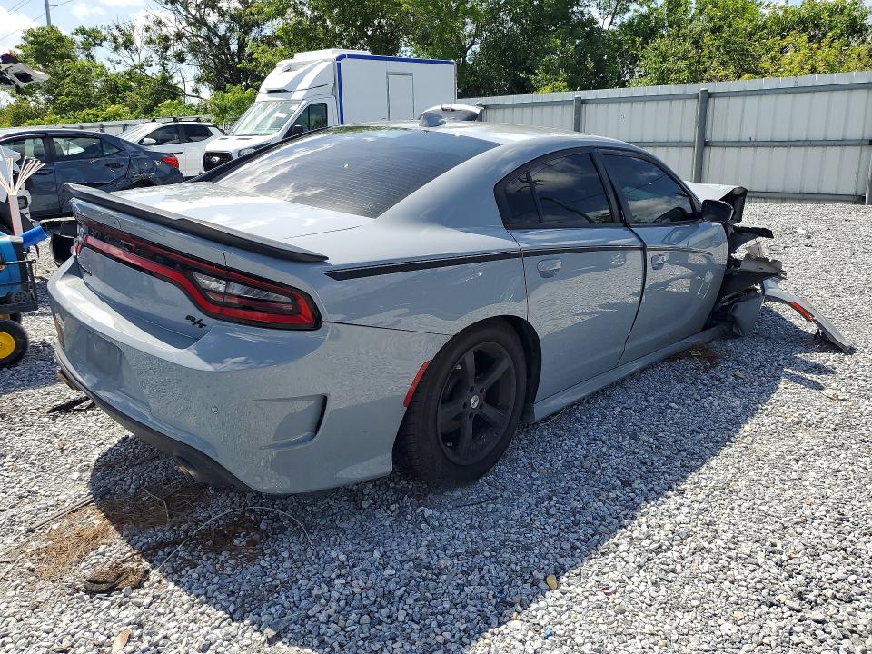 2022 Dodge Charger VIN 2C3CDXCT6NH130288 COPART salvage auction — FRONT END, Fl - Certificate Of Destruction, sold $2,150 on 2026-07-07 (photo 3)