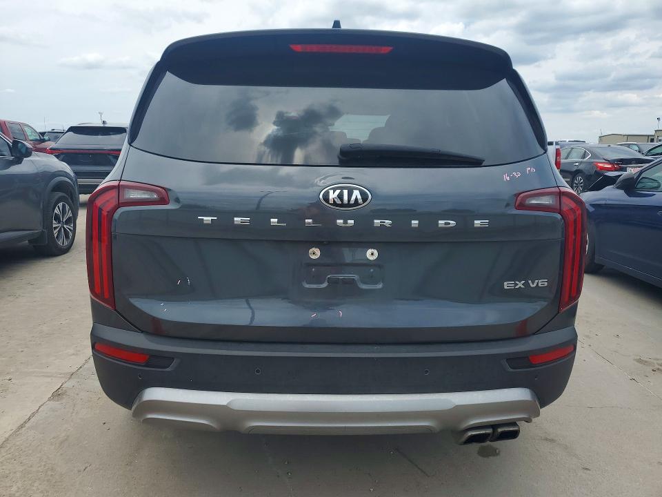 2021 Kia Telluride VIN 5XYP34HC9MG149468 COPART salvage auction — HAIL, Tx - Salvage Vehicle Title, sold $1,600 on 2026-07-30 (photo 6)