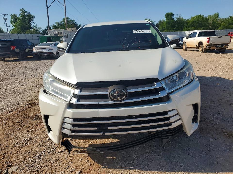 2019 Toyota Highlander VIN 5TDZARFH9KS043130 COPART salvage auction — MINOR DENT/SCRATCHES, Ok - Certificate Of Title (P), sold $11,200 on 2026-07-28 (photo 5)