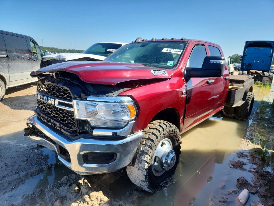 2024 Ram 3500 VIN 3C63RRGL8RG242980 COPART salvage auction — FRONT END, La - Cert Of Title-Salvage, sold $24,000 on 2026-07-28 (photo 1)