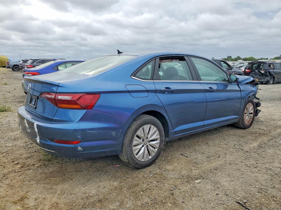 2019 Volkswagen Jetta VIN 3VWC57BU7KM037602 COPART salvage auction — FRONT END, Ca - Dis/Dlr/Exp Only Clean Title, sold $2,400 on 2026-07-21 (photo 3)