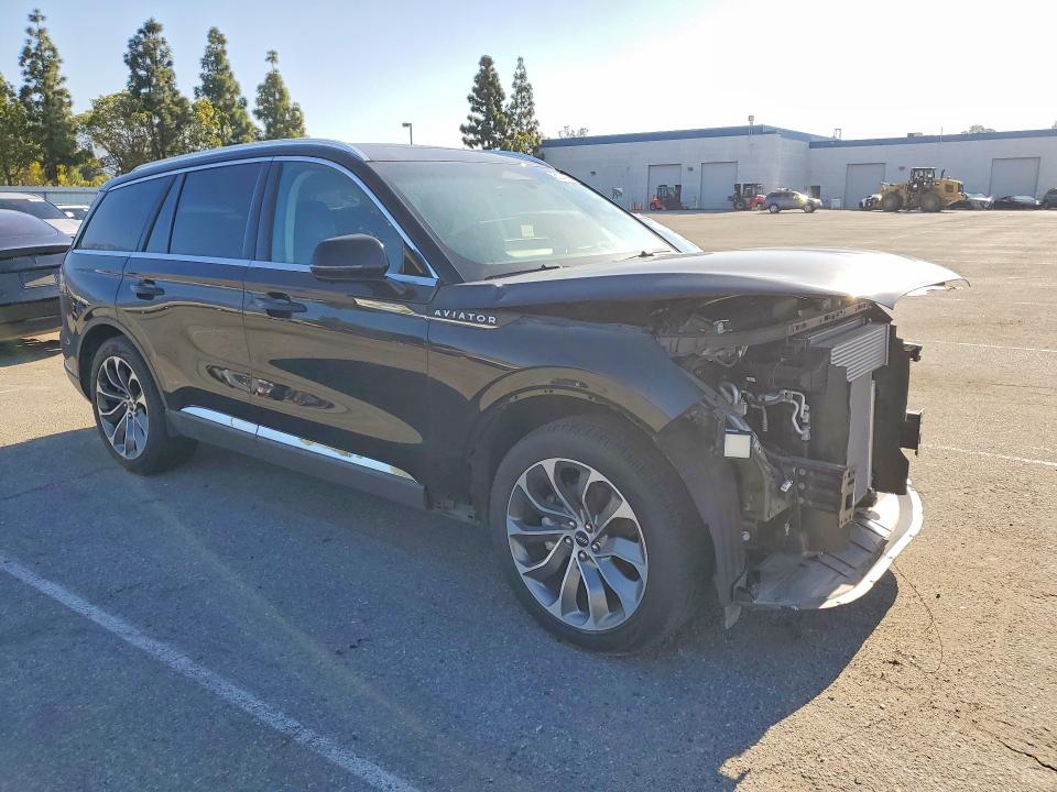 2025 Lincoln Aviator VIN 5LM5J6WC5SGL16231 COPART salvage auction — FRONT END, Ca - Salvage Certificate, sold $31,250 on 2026-07-28 (photo 4)