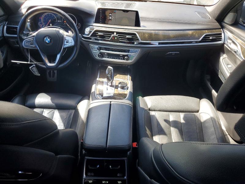 2018 BMW 7er VIN WBA7J2C5XJG938446 COPART salvage auction — REAR END, Ca - Salvage Certificate, sold $10,000 on 2026-07-29 (photo 8)