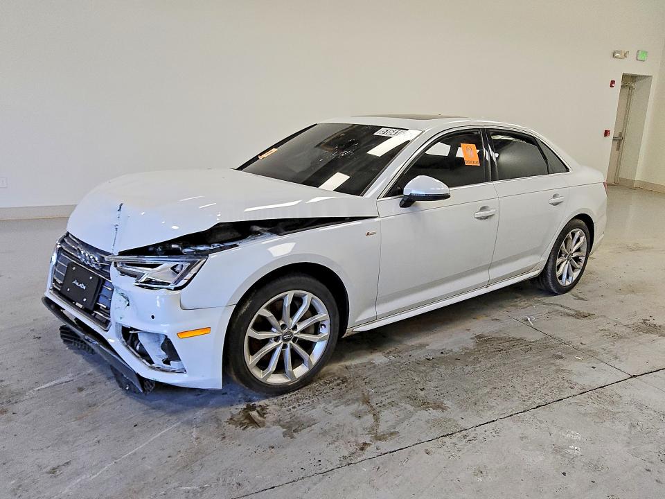 2019 Audi A4 VIN WAUENAF4XKN002199 COPART salvage auction — FRONT END, Va - Certificate Of Title, sold $3,100 on 2026-07-16 (photo 1)