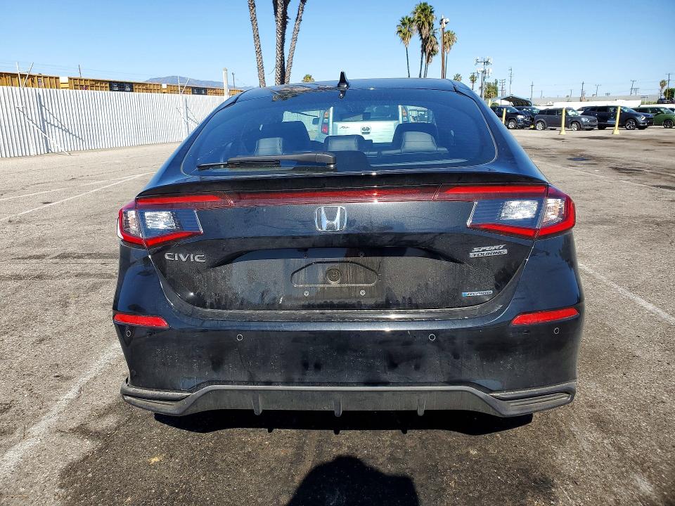 2025 Honda Civic VIN JHMFL4H97SX004308 COPART salvage auction — REAR END, Ca - Salvage Certificate, sold $11,900 on 2026-07-24 (photo 6)