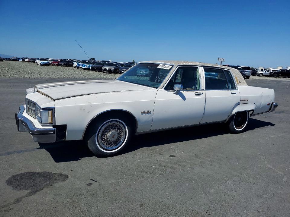 1981 Oldsmobile 98 VIN 1G3AX69Y5BM254990 — COPART salvage auction photo