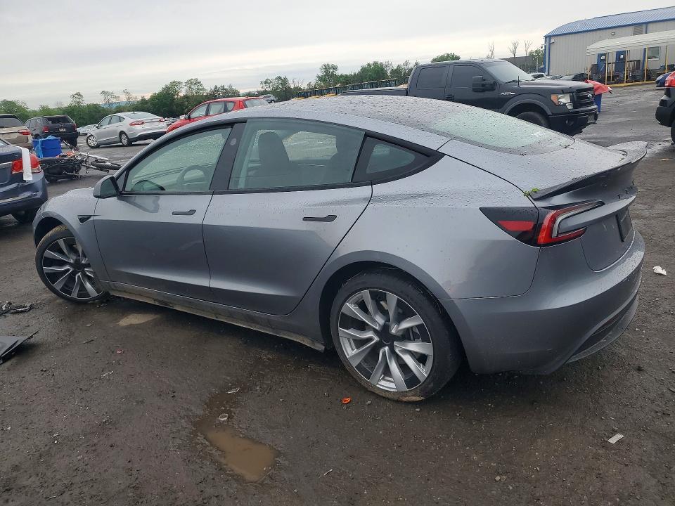 2025 Tesla Model 3 VIN 5YJ3E1EAXSF048194 COPART salvage auction — SIDE, Pa - Certificate Of Salvage, sold $12,600 on 2026-07-17 (photo 2)