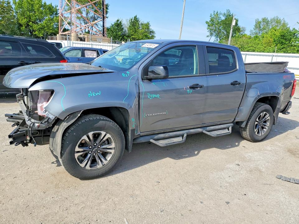 2021 Chevrolet Colorado VIN 1GCGTDEN5M1189892 — COPART salvage auction photo