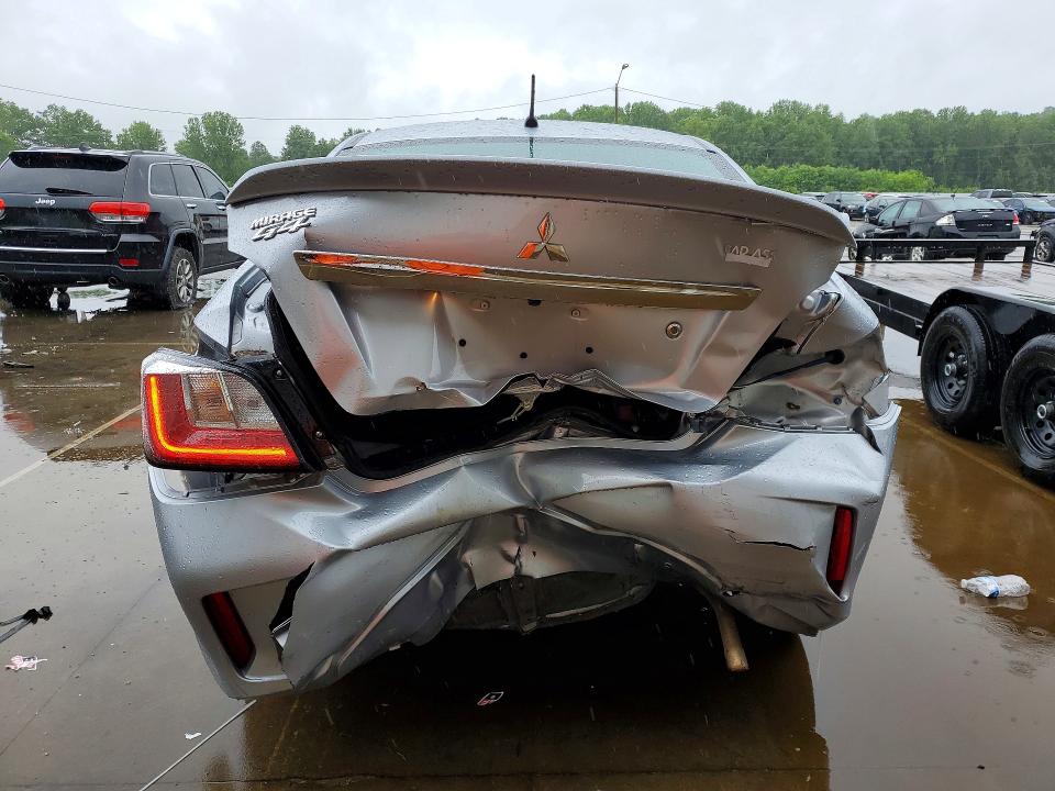 2022 Mitsubishi Mirage VIN ML32FUFJ0NHF04108 COPART salvage auction — REAR END, Ky - Cert Of Title-Salvage, sold $1,550 on 2026-07-27 (photo 6)