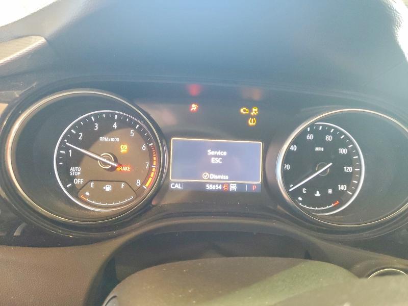 2022 Buick Encore VIN KL4MMESL0NB024055 COPART salvage auction — FRONT END, Mi - Certificate Of Title, sold $4,100 on 2026-07-21 (photo 9)