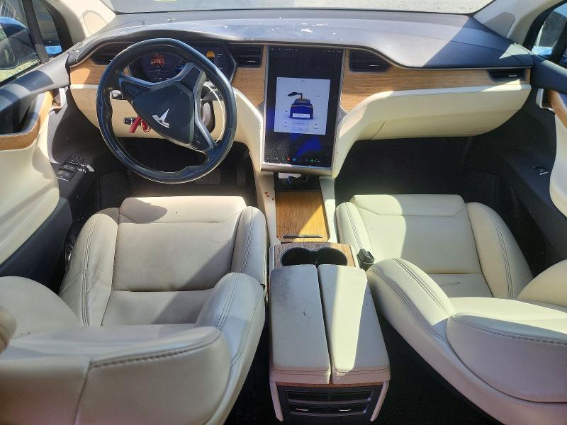 2019 Tesla Model x VIN 5YJXCDE28KF156296 COPART salvage auction — FRONT END, CA - SALVAGE CERTIFICATE, sold $4,150 on 2026-07-21 (photo 8)